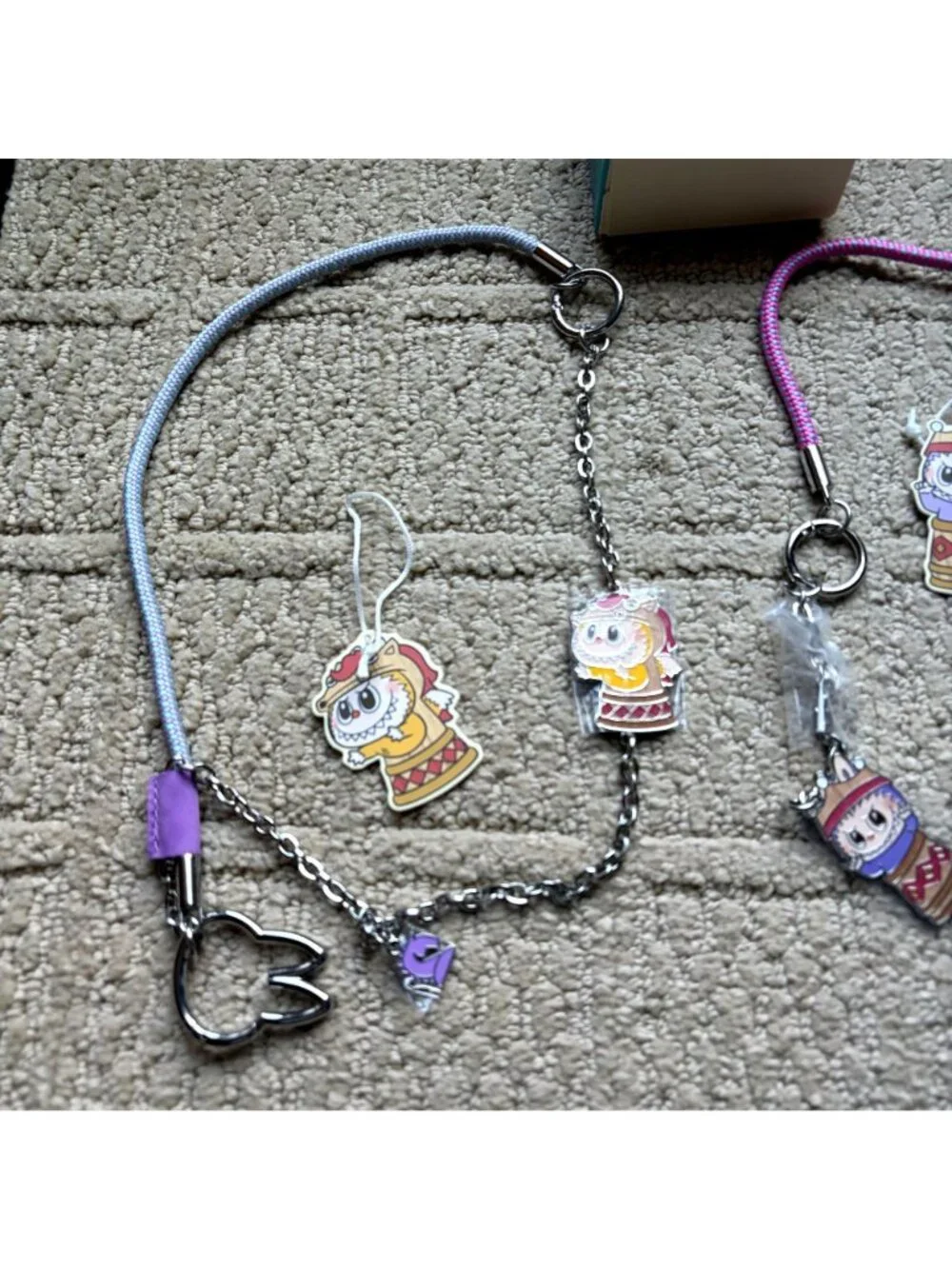 POP MART Labubu The Monsters Let’s Checkmate Knight Bishop Pendants 2 New Open